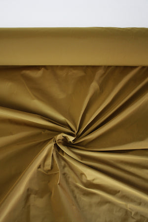 Aqua - Memory Yarn Taffeta | Antique Gold