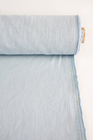 Jillian - Italian Crosshatch Linen | Ice