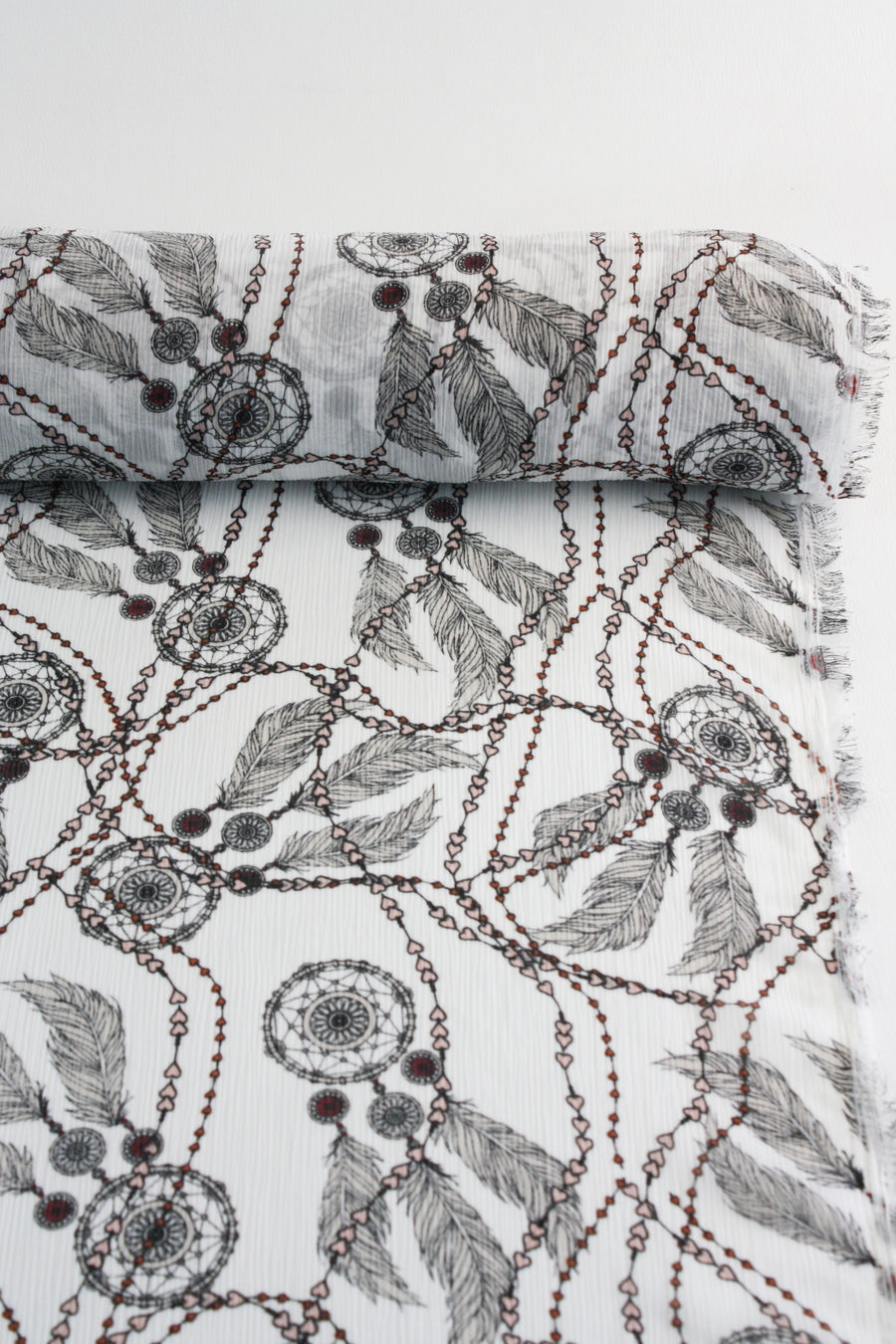 Dream Catcher - Printed Yoryu Chiffon | Platinum