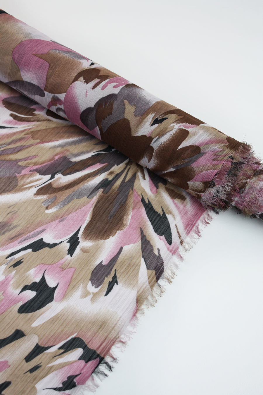 Stami - Printed Yoryu Chiffon | Bark