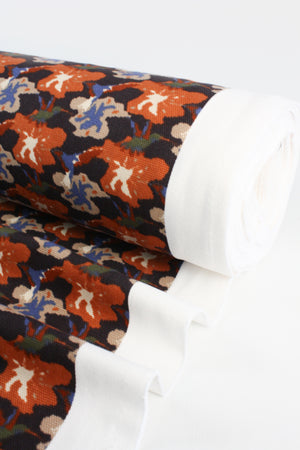 Sara - Printed Cotton Duck |  Pumpkin Spice