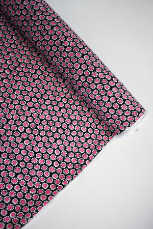 Sofia - Printed Viscose Crepe | Hot Pink