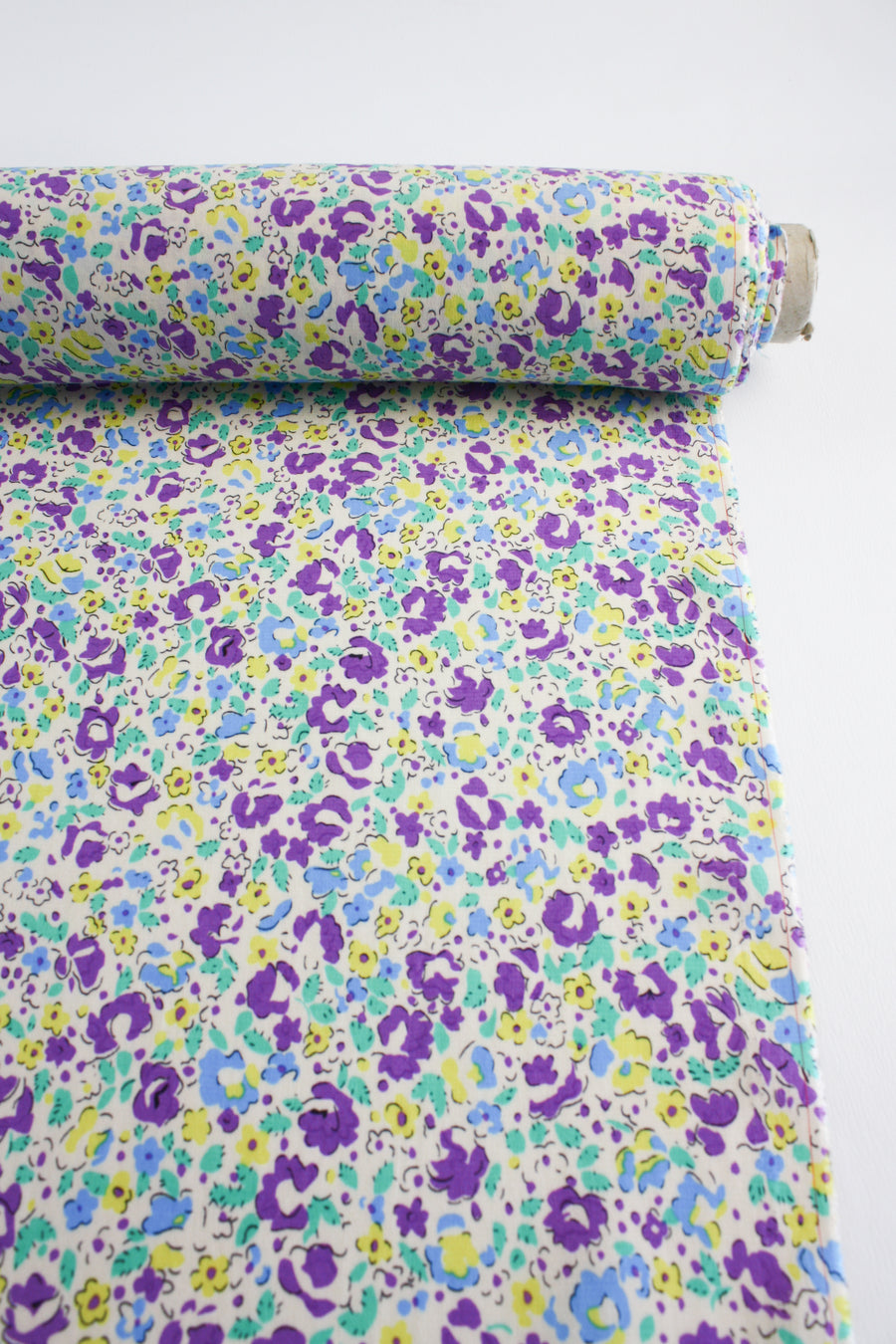 Midori - Printed Viscose Crepe | Grape