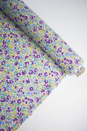 Midori - Printed Viscose Crepe | Grape