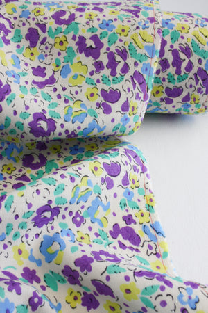 Midori - Printed Viscose Crepe | Grape