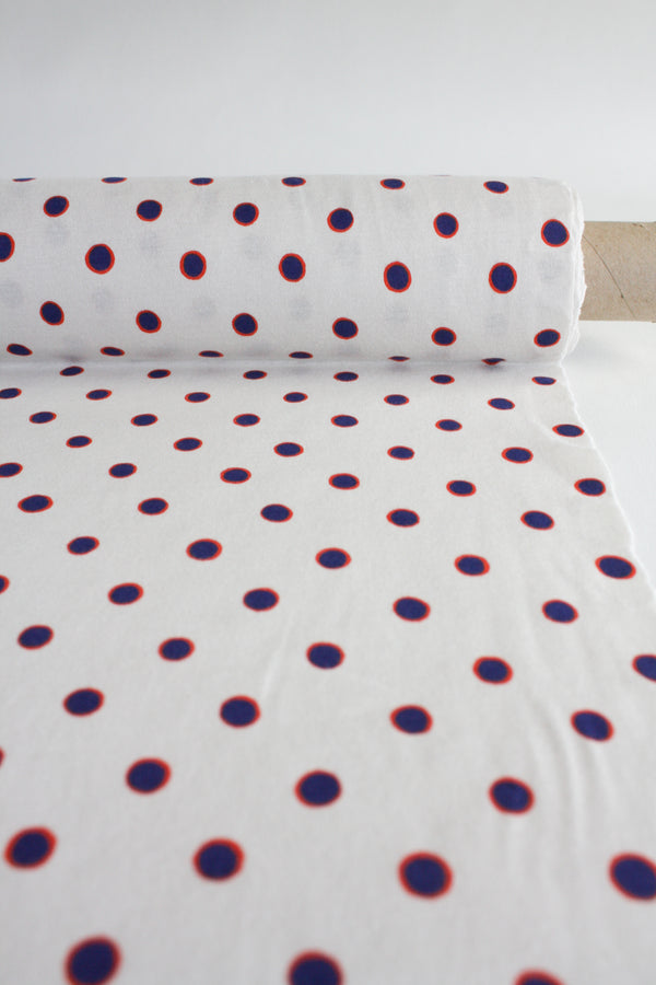 Takashi - Cotton Modal | Lapis Blue Spot #2