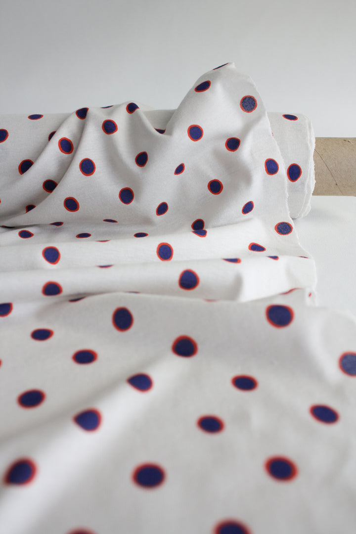 Takashi - Cotton Modal | Lapis Blue Spot #2