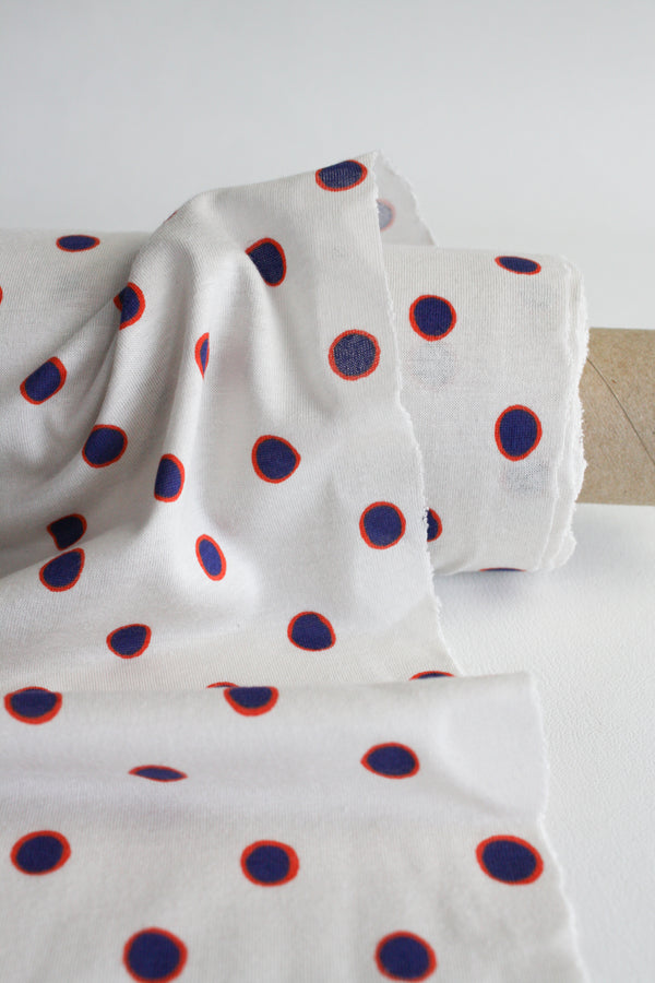 Takashi - Cotton Modal | Lapis Blue Spot #2
