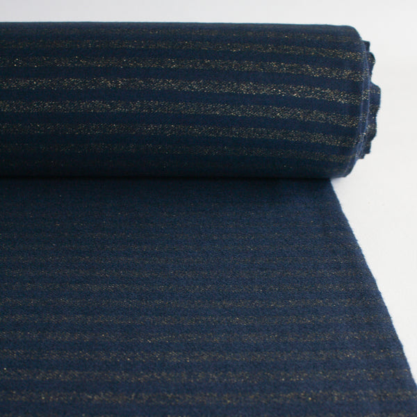 Grace - Merino Lurex | Navy (LAST CUT - 2.2M)