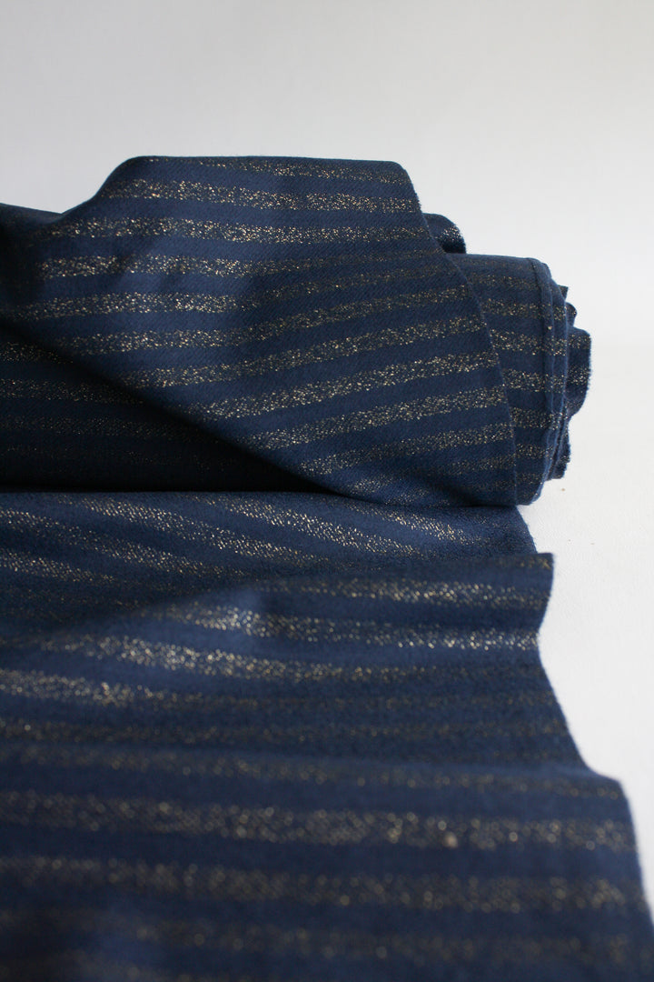 Grace - Merino Lurex | Navy