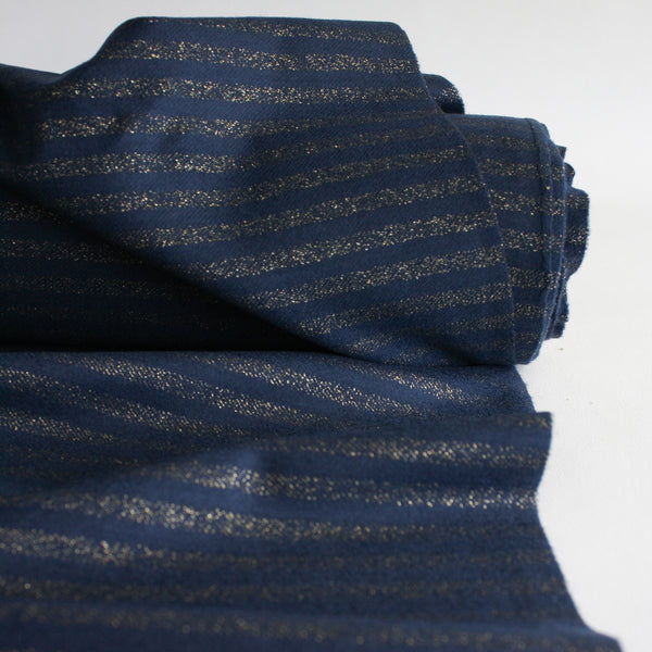 Grace - Merino Lurex | Navy (LAST CUT - 2.2M)