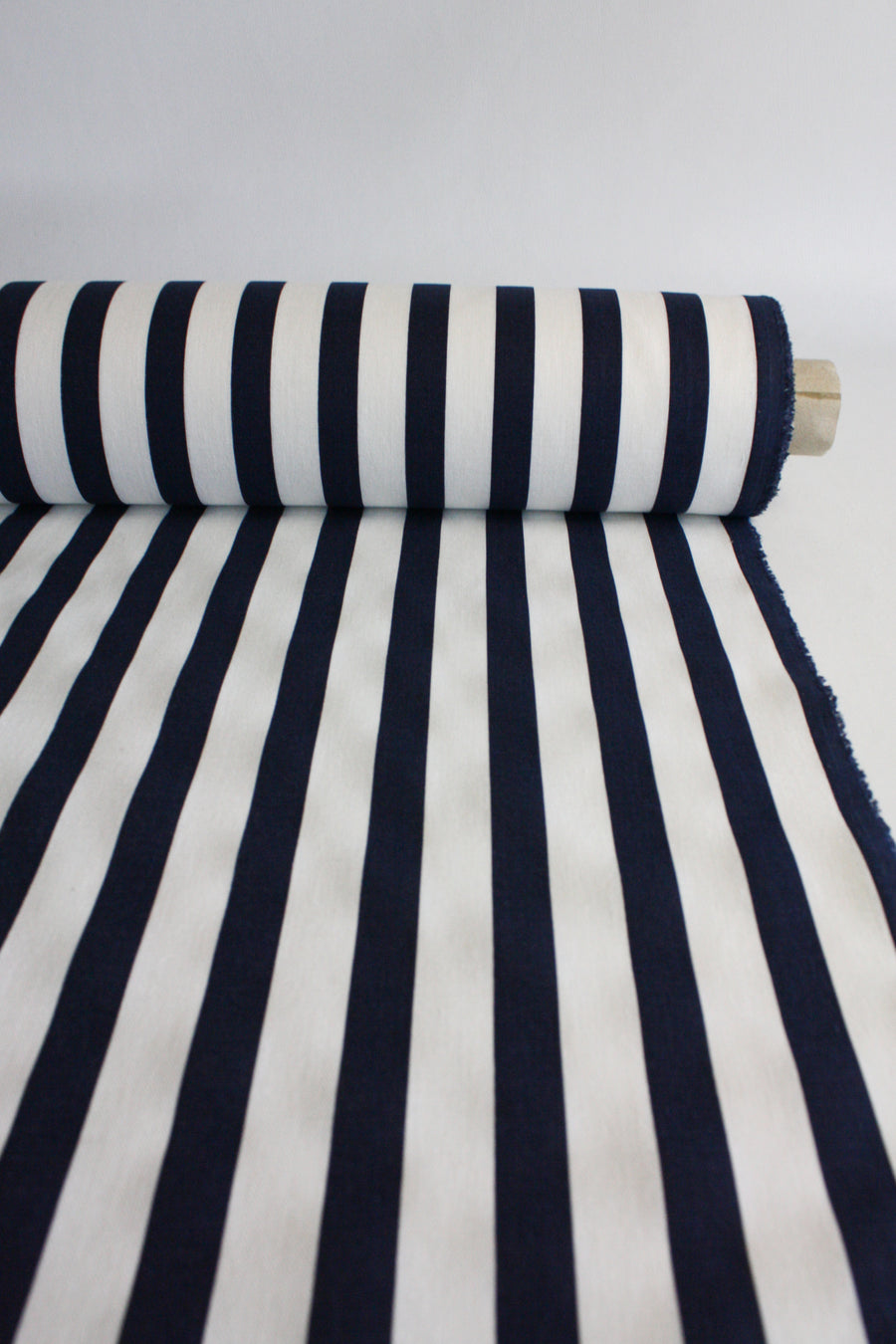 Joshua - Striped Linen | Oxford Blue