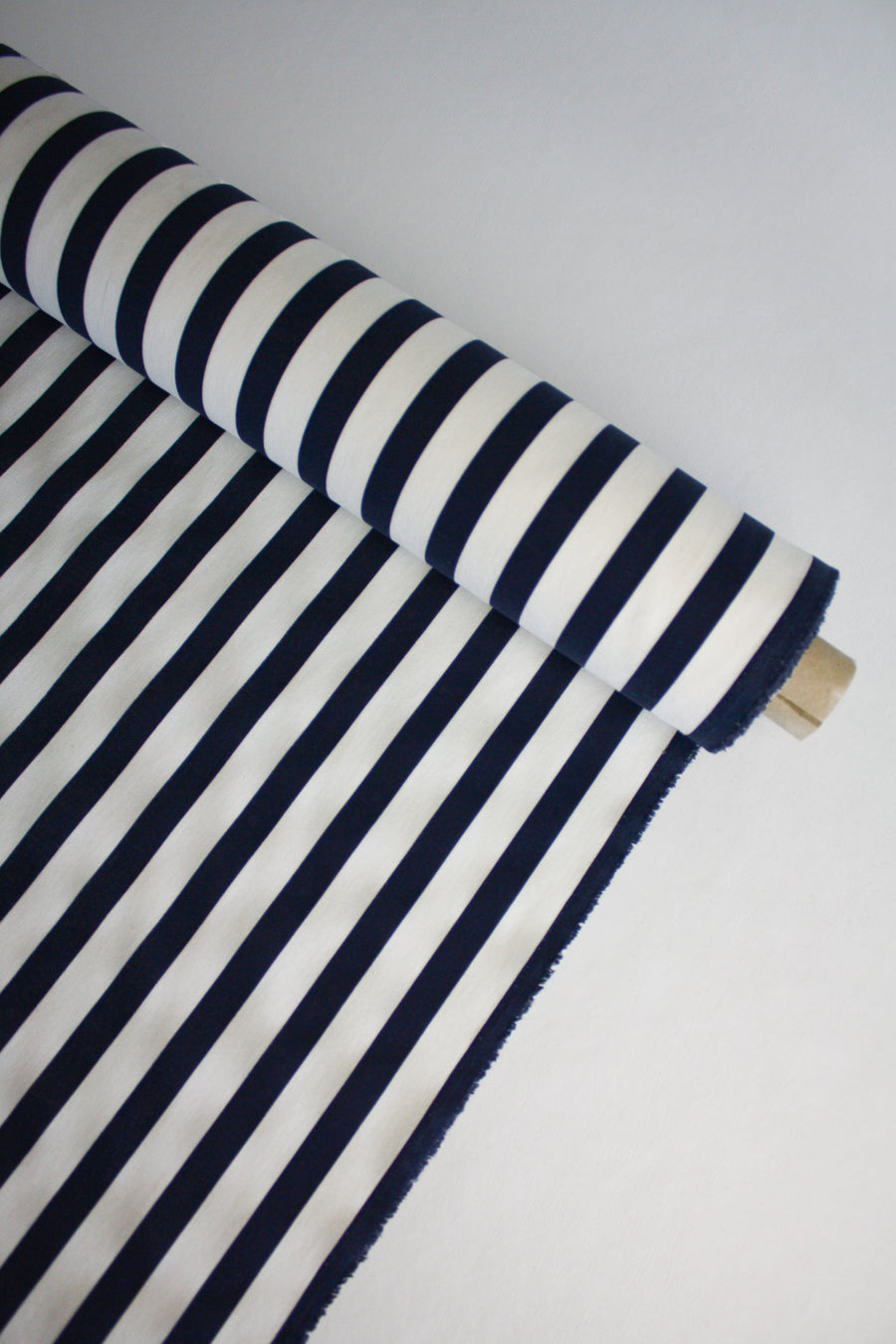 Joshua - Striped Linen | Oxford Blue