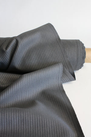 Lilibet - Stripe Jacquard Suiting  | Pewter