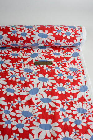 Delite - Printed Cotton | Crimson