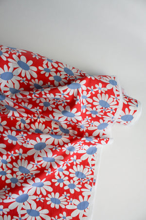 Delite - Printed Cotton | Crimson