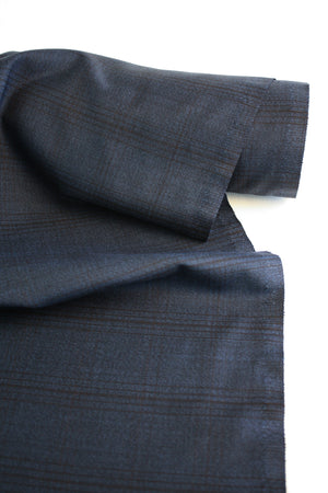 L.V Suiting #5 - Wool Gabardine | Midnight Blue