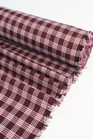 Sloane | Cotton Flannel - Ruby