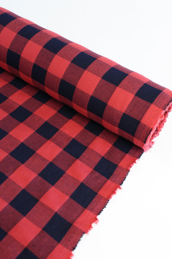 Olly - Yarn Dyed Cotton | Crimson