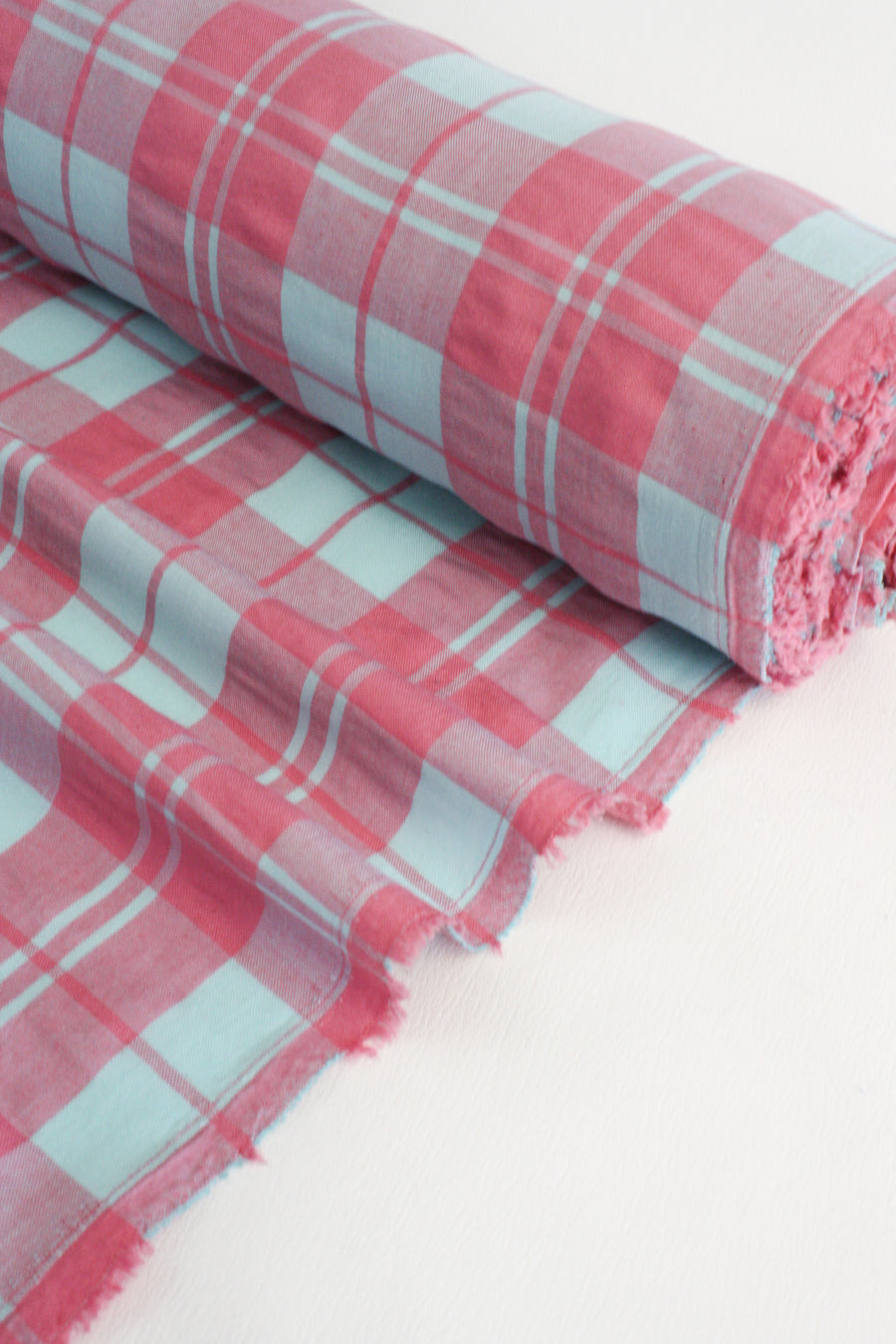 Silvia - Yarn Dyed Linen | Peony