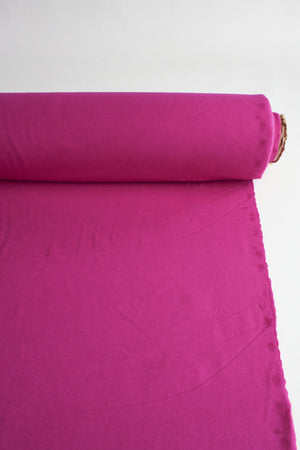 Rigatoni - Italian Four Way Stretch Modal | Fuchsia