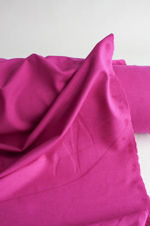 Rigatoni - Italian Four Way Stretch Modal | Fuchsia