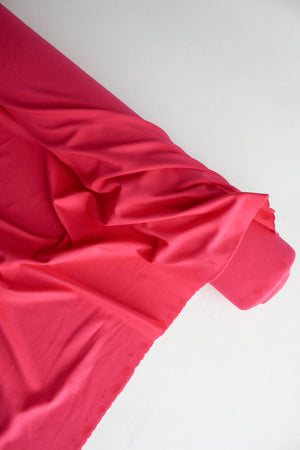 Rigatoni - Italian Four Way Stretch Modal | Cerise