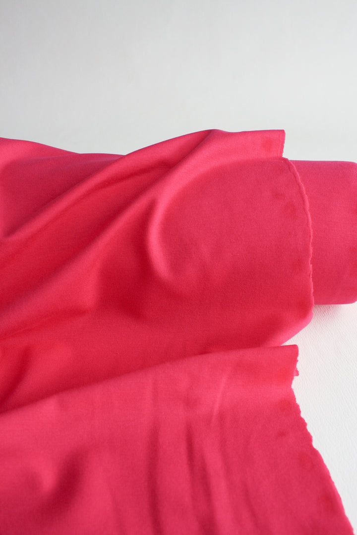 Rigatoni - Italian Four Way Stretch Modal | Cerise