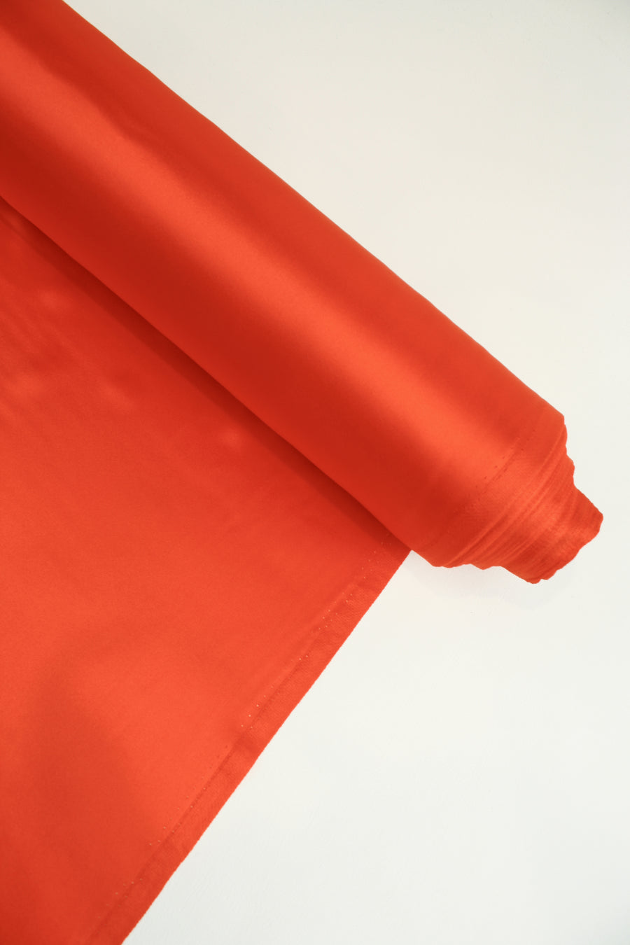 Italian Silk Satin | Tangerine