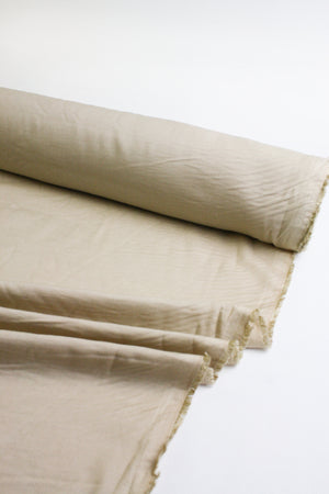 Emi - Slubbed Linen Voile | Alabaster #1