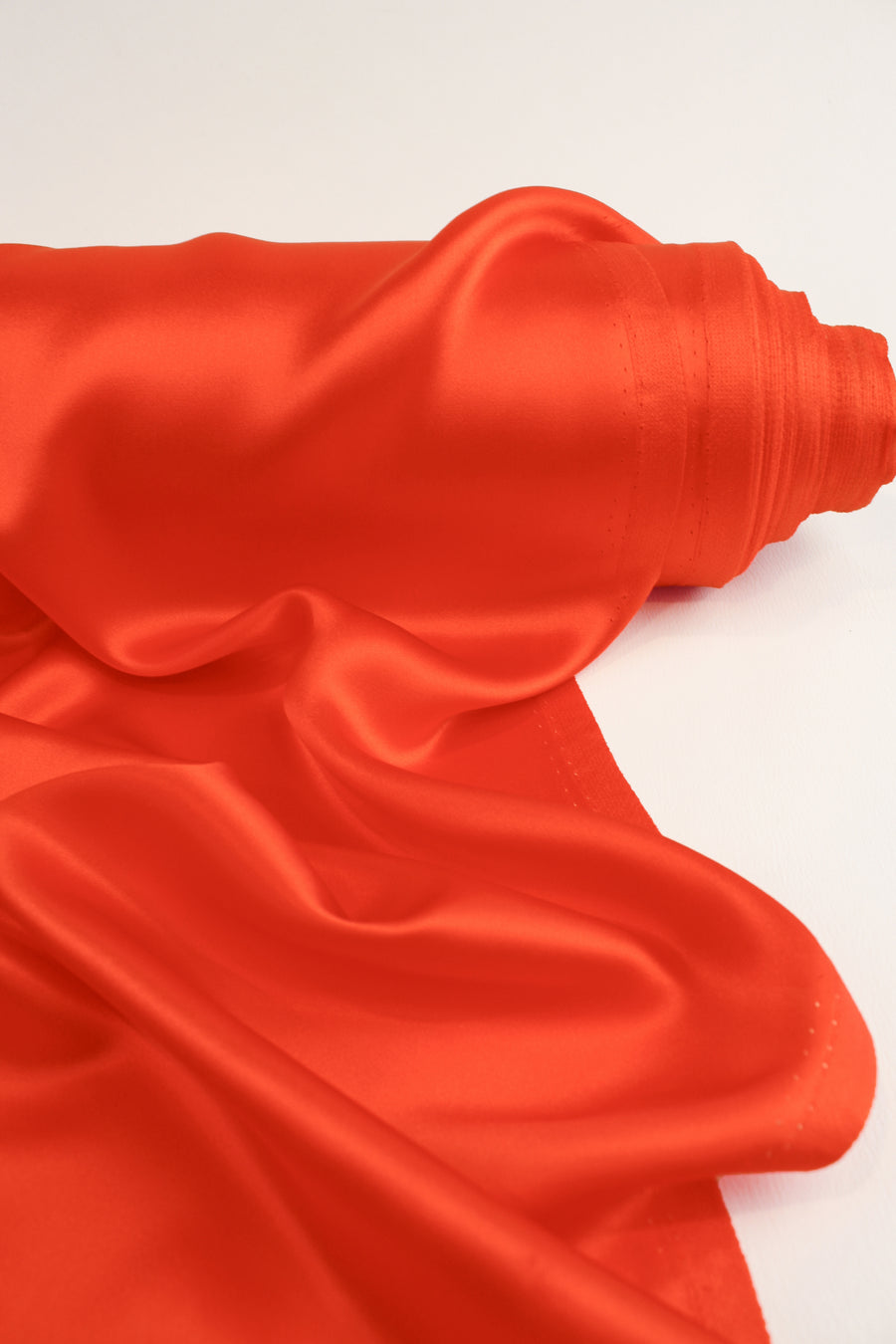 Italian Silk Satin | Tangerine