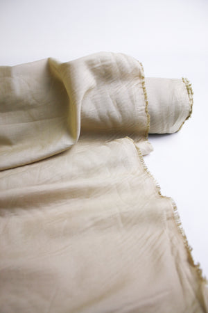 Emi - Slubbed Linen Voile | Alabaster #1