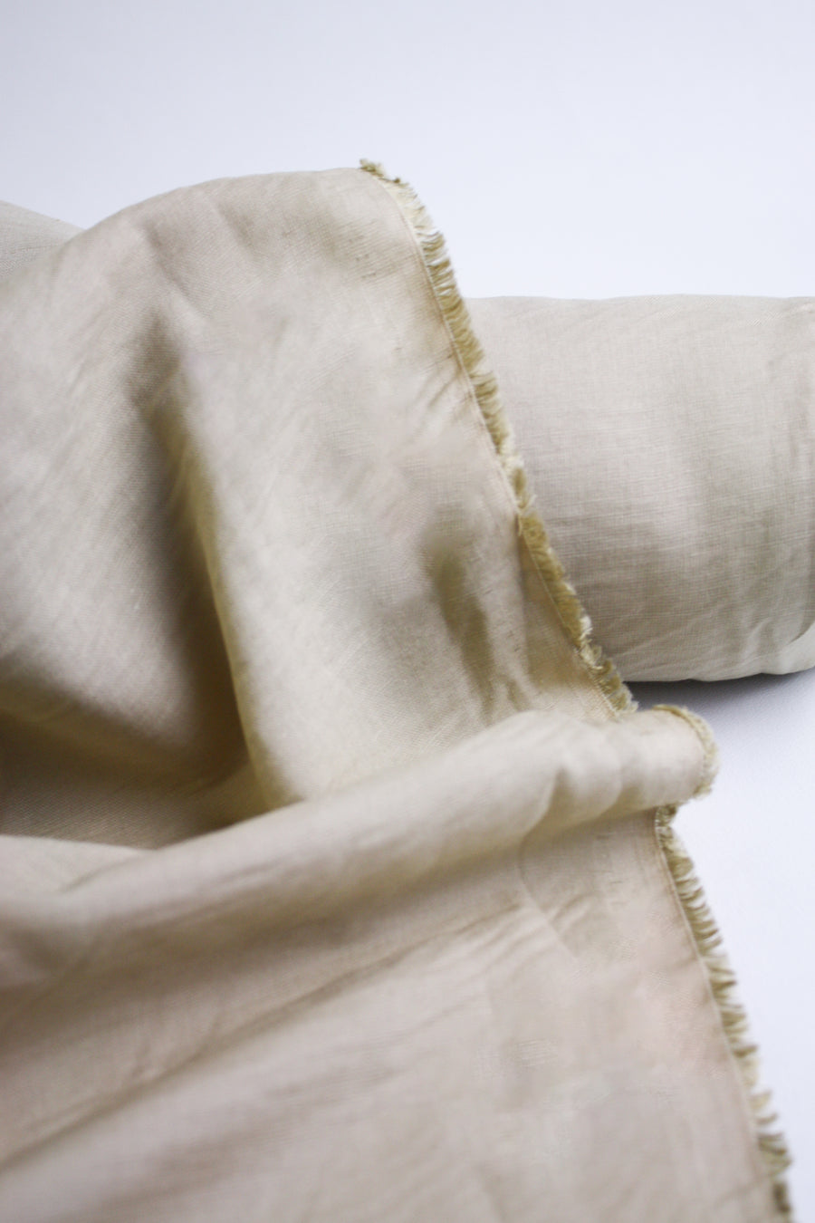 Emi - Slubbed Linen Voile | Alabaster #1