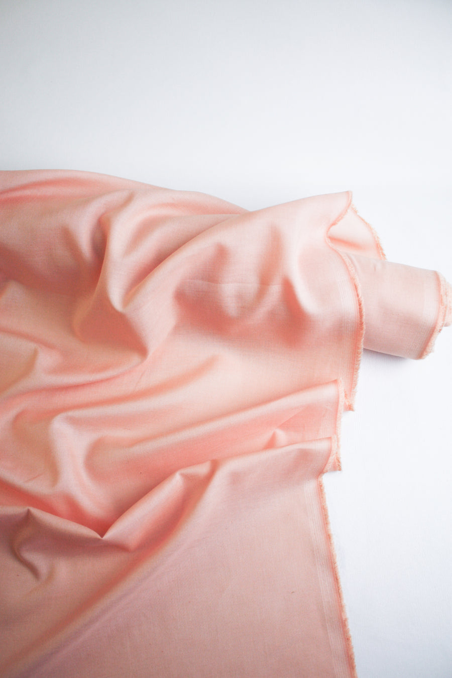 Emi - Slubbed Linen Voile | Rose #3 Remnant (1.2M)