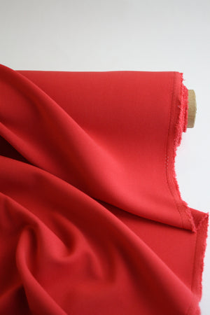 Cannelloni - Double Woven Crepe | Crimson