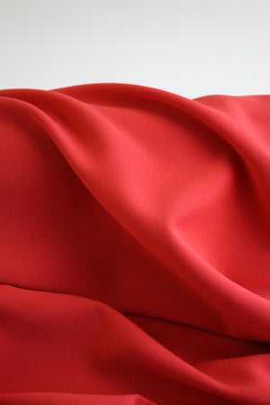 Cannelloni - Double Woven Crepe | Crimson