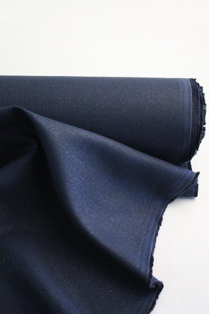 Roberto - Lurex Linen Twill | Midnight