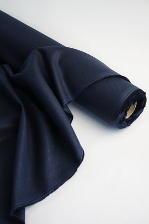 Roberto - Lurex Linen Twill | Midnight