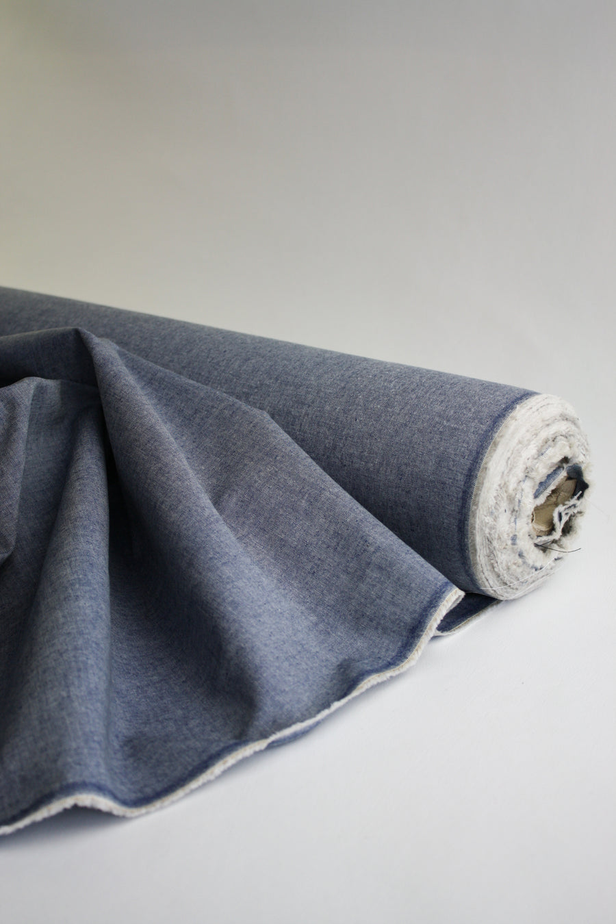 Anderson Cotton Chambray | Concrete