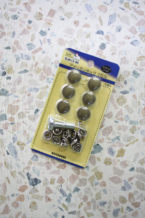 Metal Dome Fasteners - 15mm