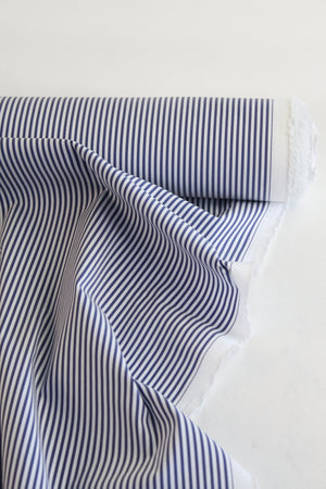 Eddie - Cotton Stretch Shirting | Indigo