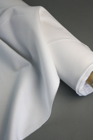 Piqué Cotton Shirting | Ivory