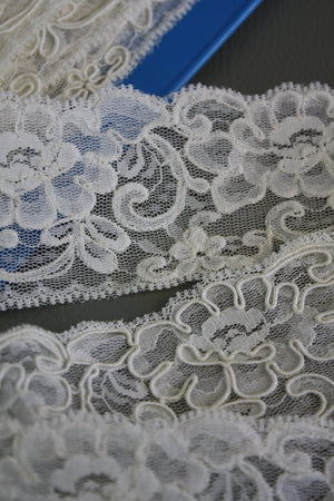 #51 Archival Corded Lace - 6cm | Off White