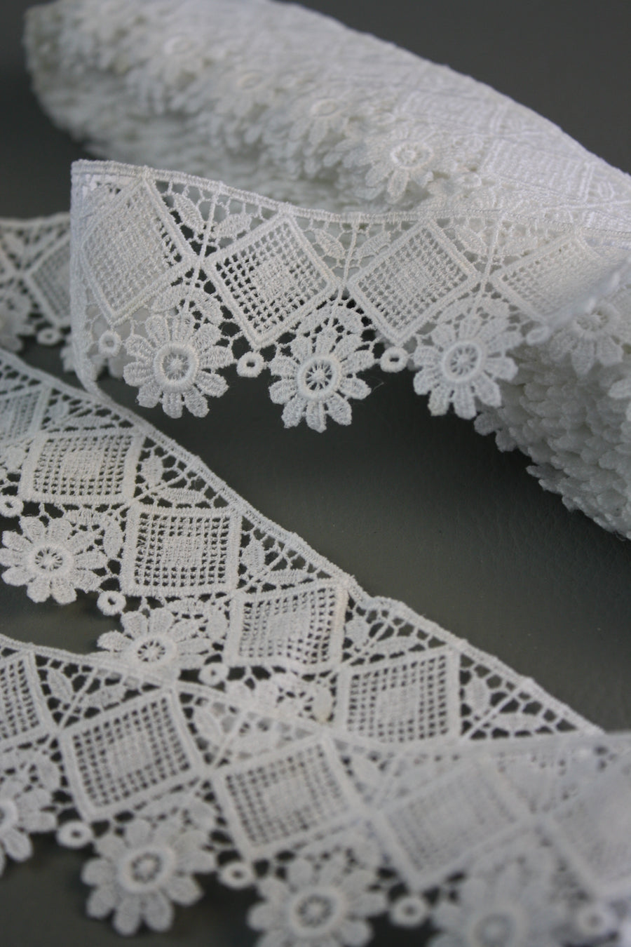 #62 Archival Austrian Guipure Lace - 5cm | White