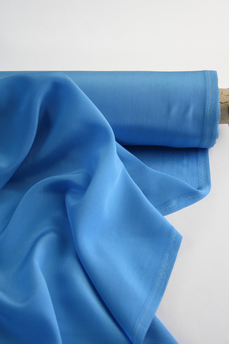 Italian Silk Crepe de Chine | Sky