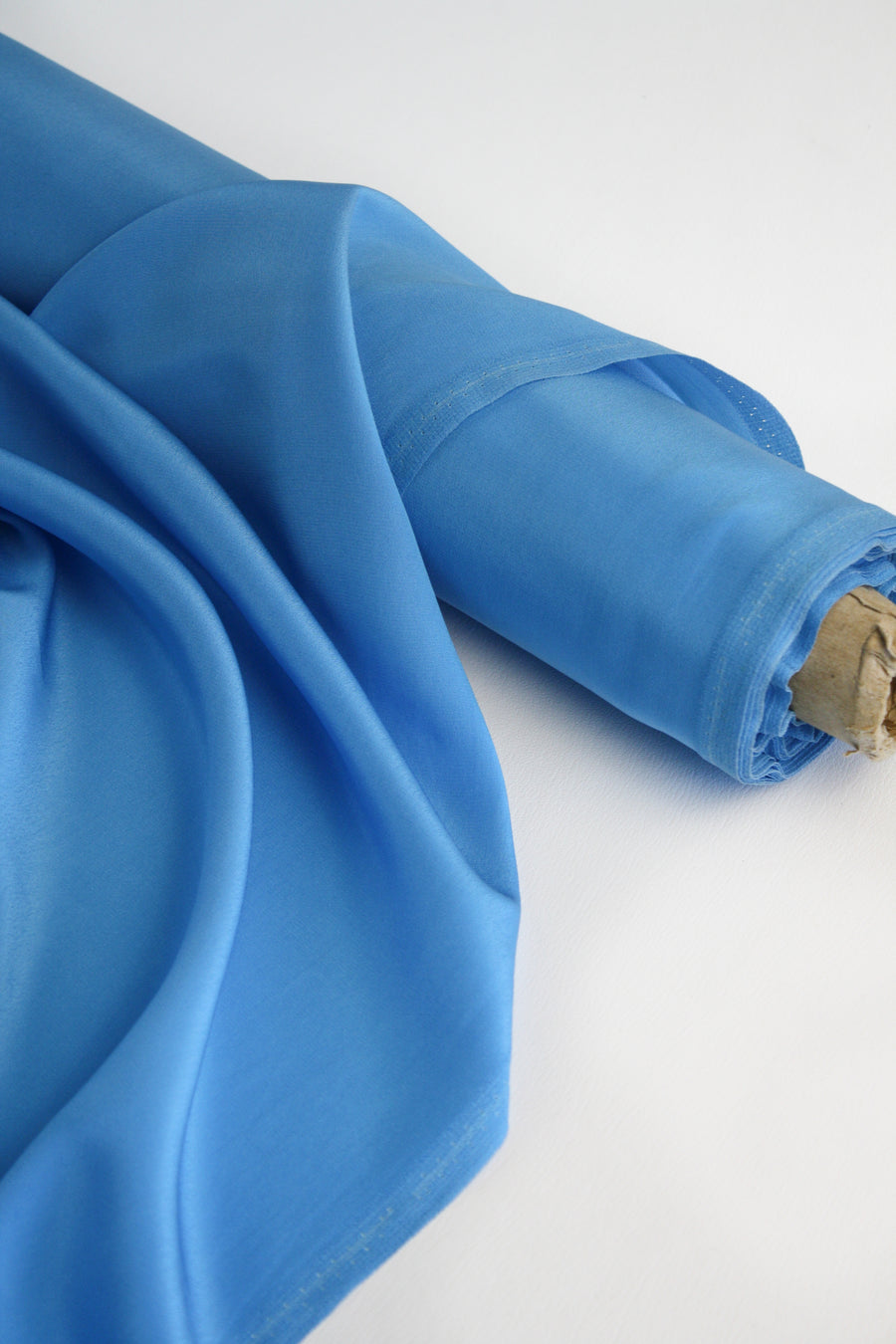 Italian Silk Crepe de Chine | Sky