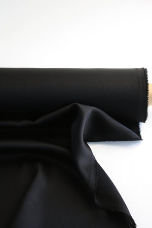 Satin Back Crepe | Black #20