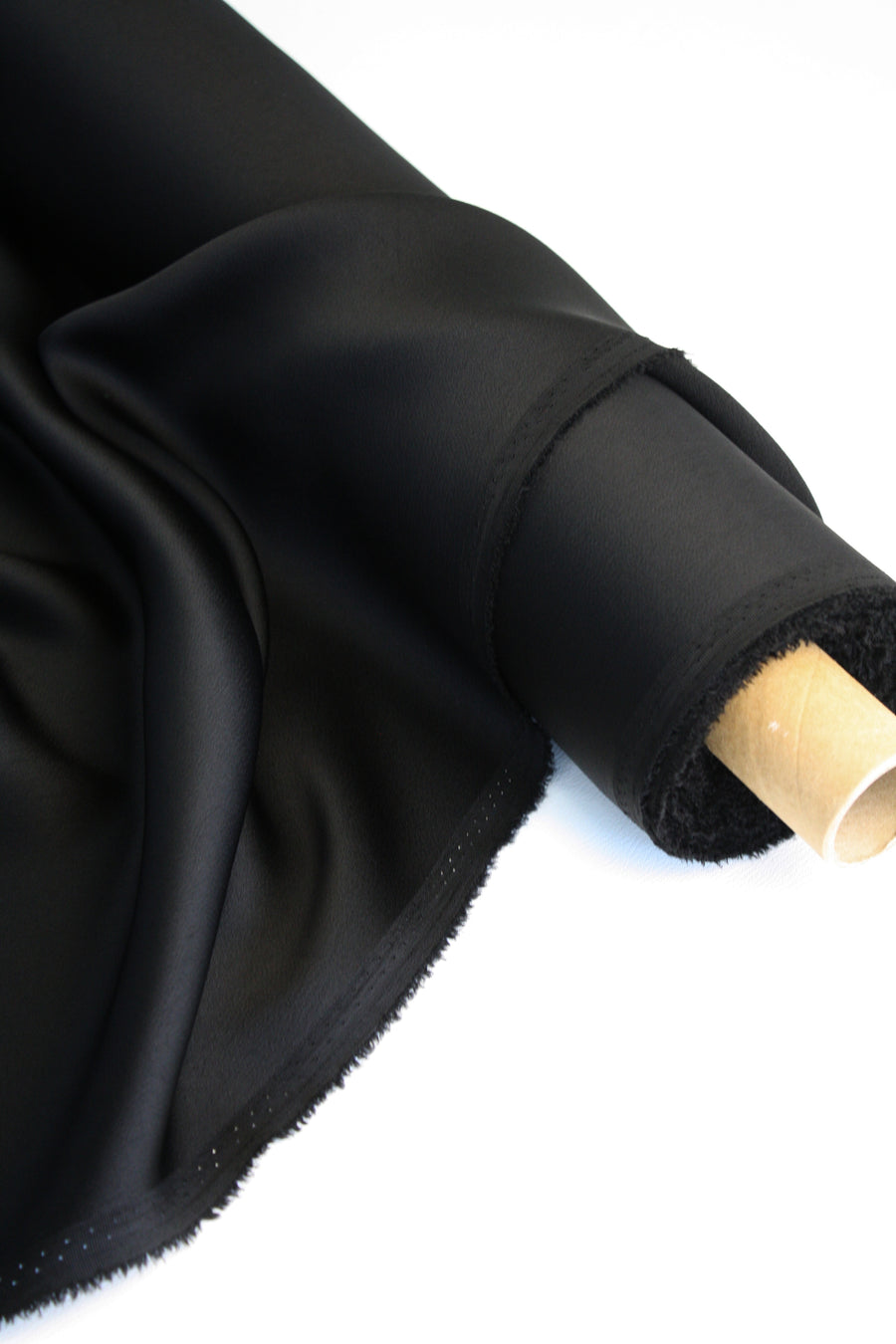 Satin Back Crepe | Black #20