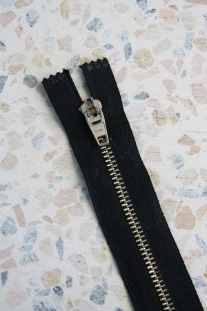 YKK 14cm Metal Zip | Black