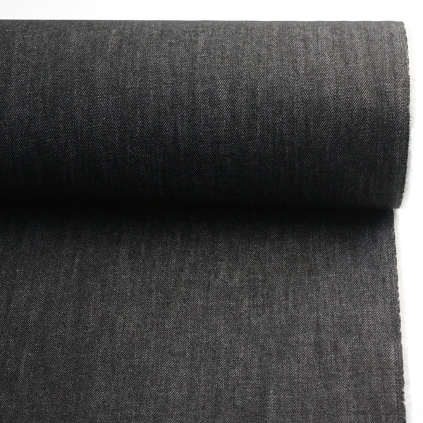 Kaihara #603 - Japanese Non-Stretch Denim | Washed Black